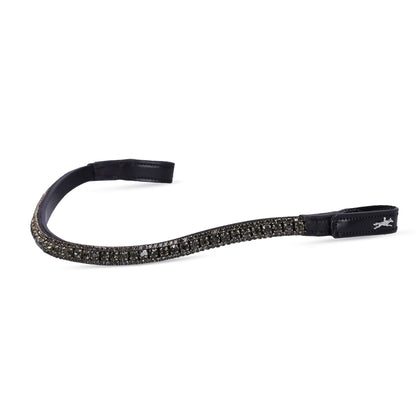Schockemohle Browband Malaga black/grey