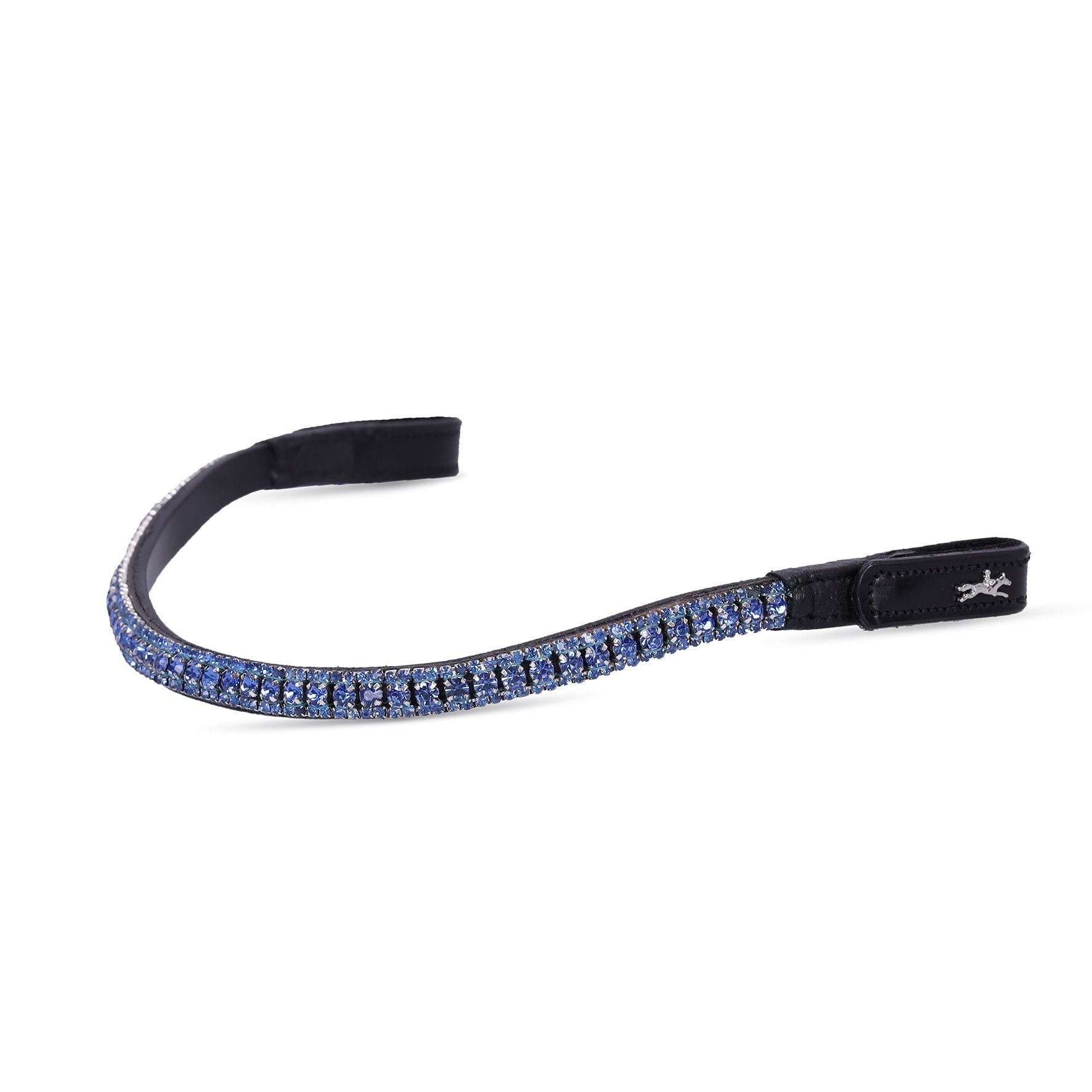 Schockemohle Browband Malaga black/light blue