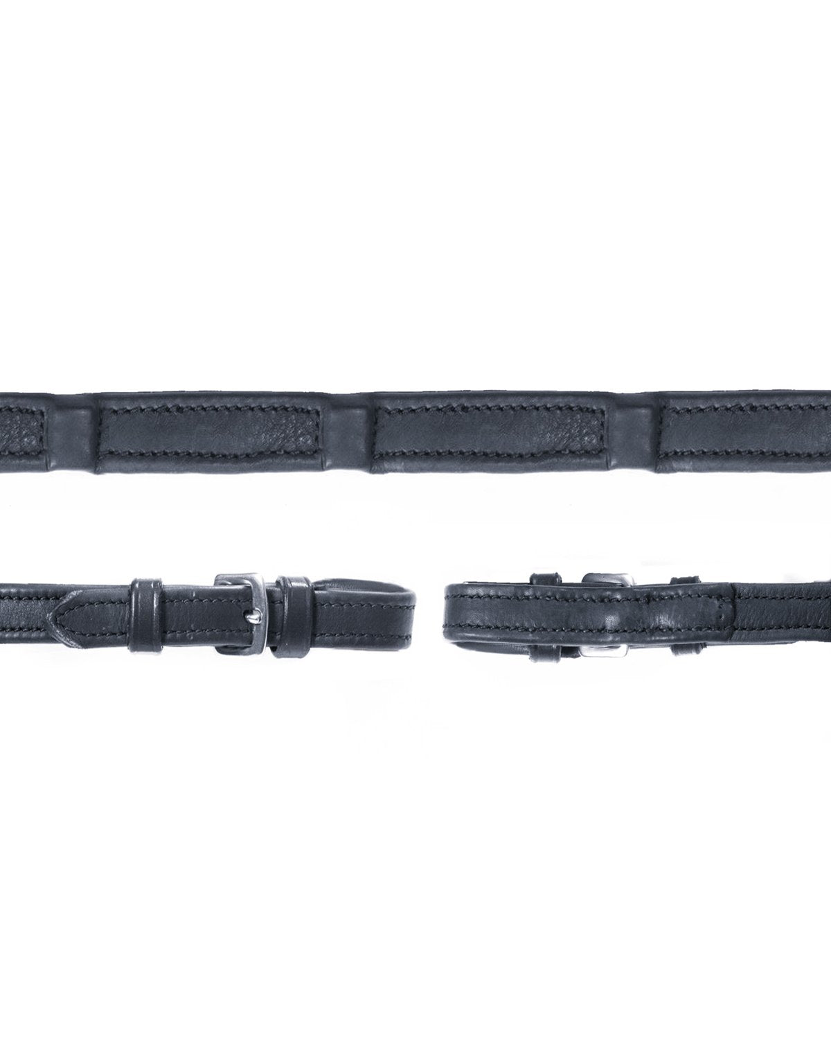 Schockemohle Reins Durasoft Wide black/silver