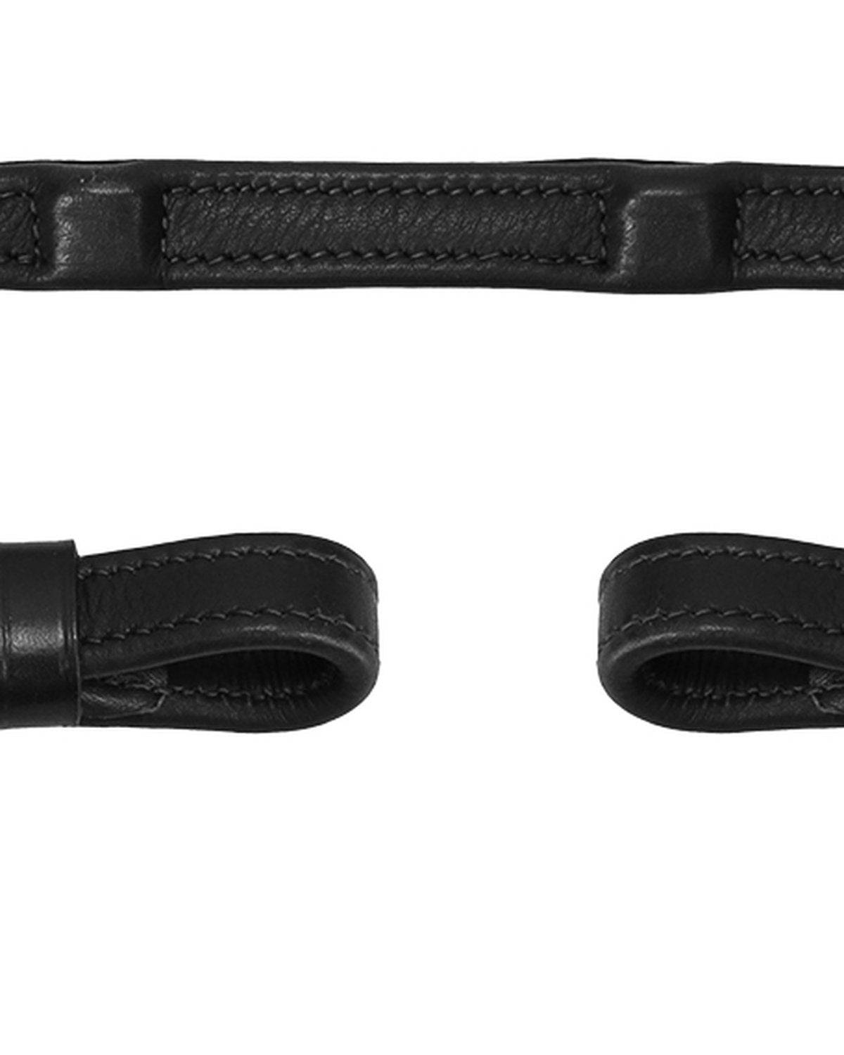 Schockemohle Reins Durasoft Rolled black/silver