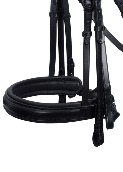 Schockemohle Barcelona Double Bridle Black/Silver | Equiflair