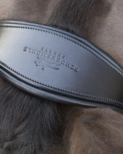 Schockemohle Double Bridle Brindisi black/grey/silver