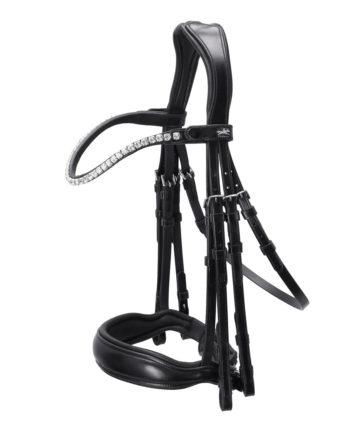 Schockemohle Double Bridle Milazzo black/silver