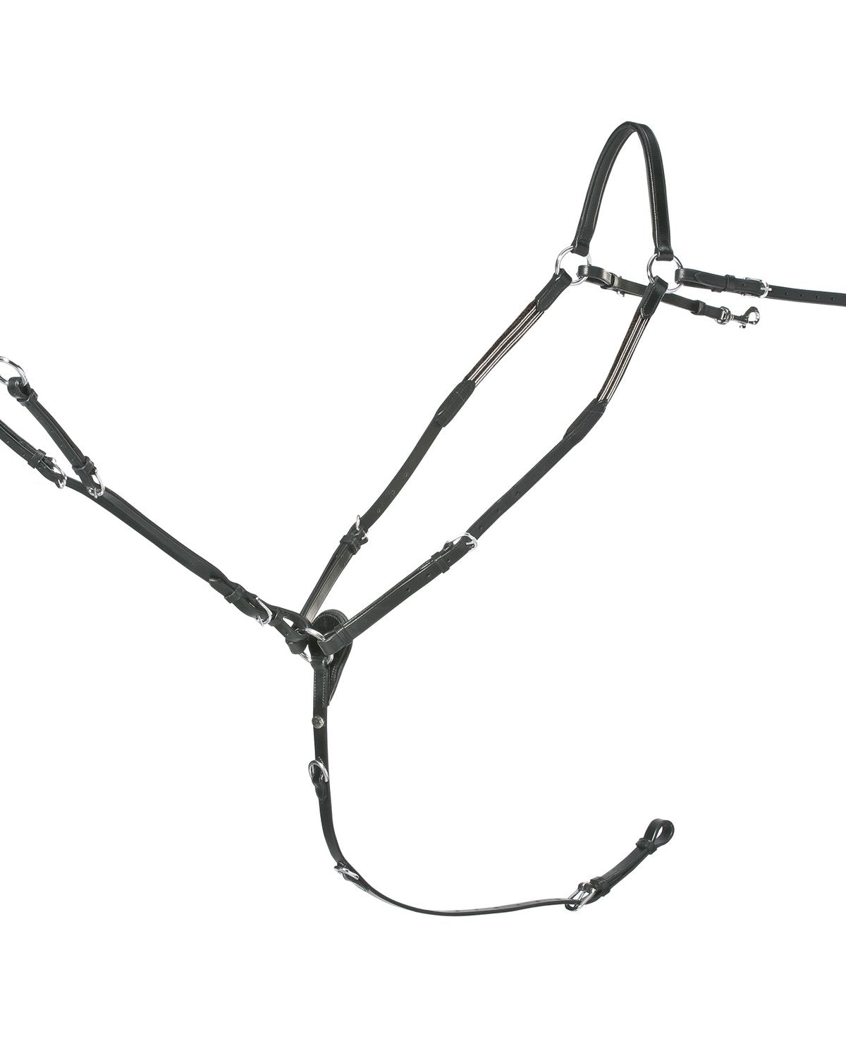 Schockemohle Breastplate Race II black/silver