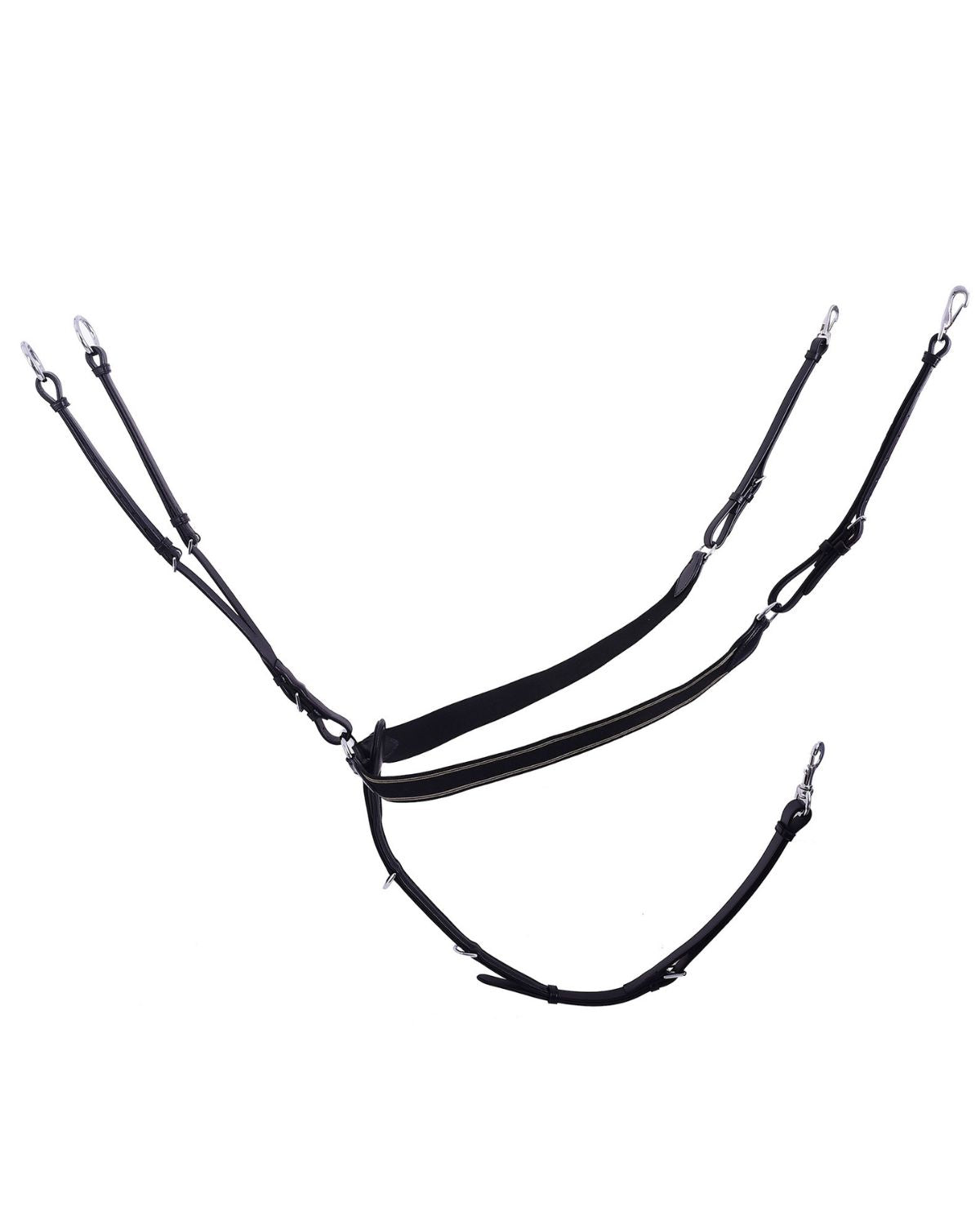 Schockemohle Breastplate Pro Jump Plus black/silver