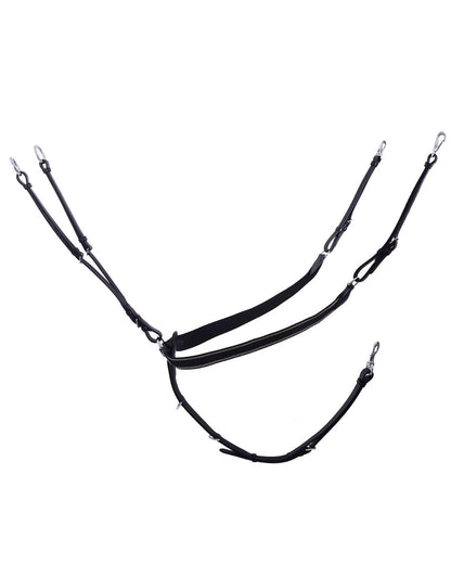 Schockemohle Breastplate Pro Jump Plus black/silver