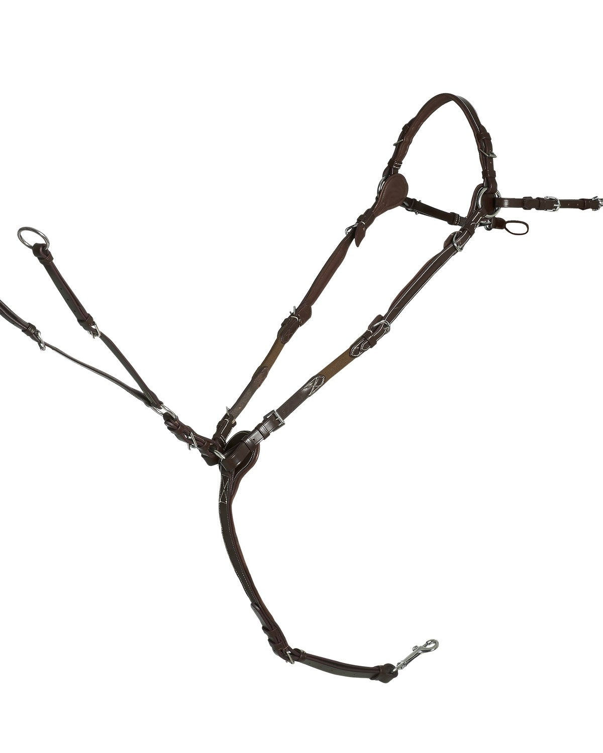 Schockemohle Breastplate Sevilla Select espresso/cream/silver