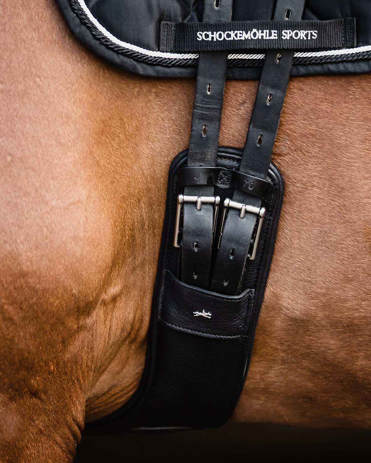 Schockemohle Dressage Girth Pittsburgh black/silver