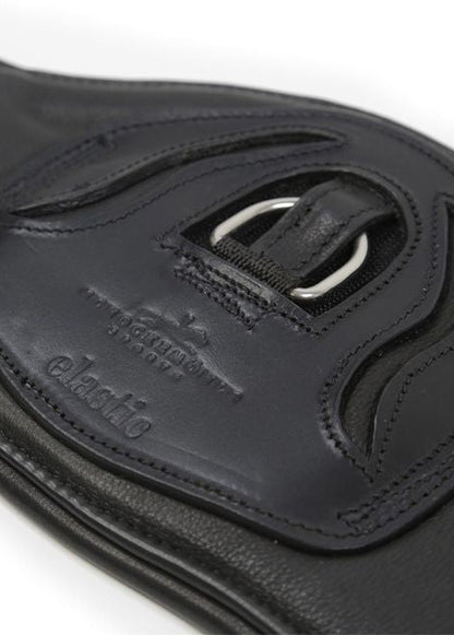 Schockemohle Dressage Elasticated Girth Pittsburgh Stretch black/silver | Equiflair