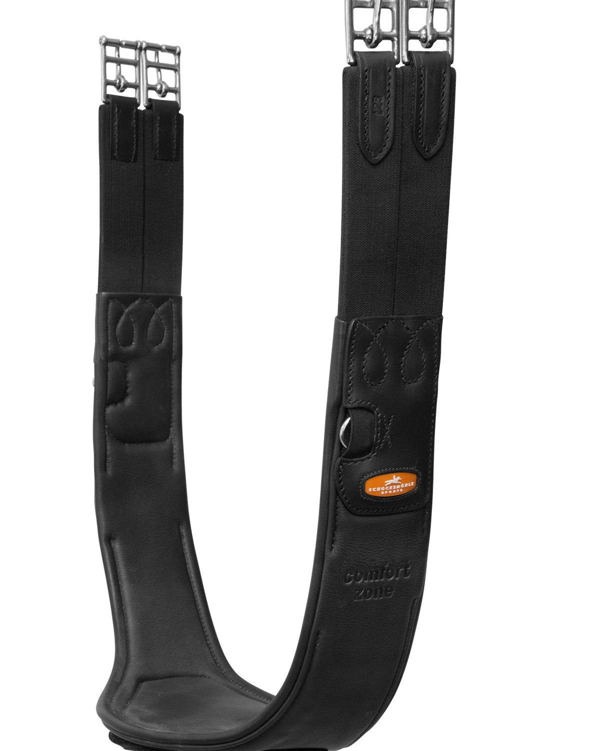 Schockemohle Saddle Girth Portland black/silver