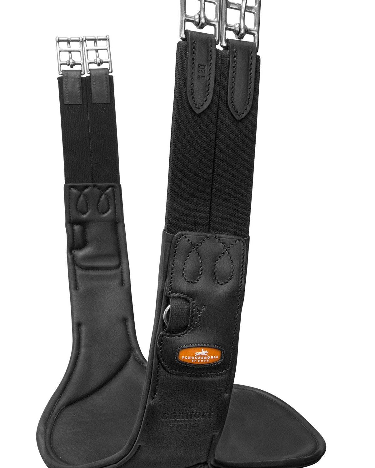 Schockemohle Protection Girth Oklahoma black/silver