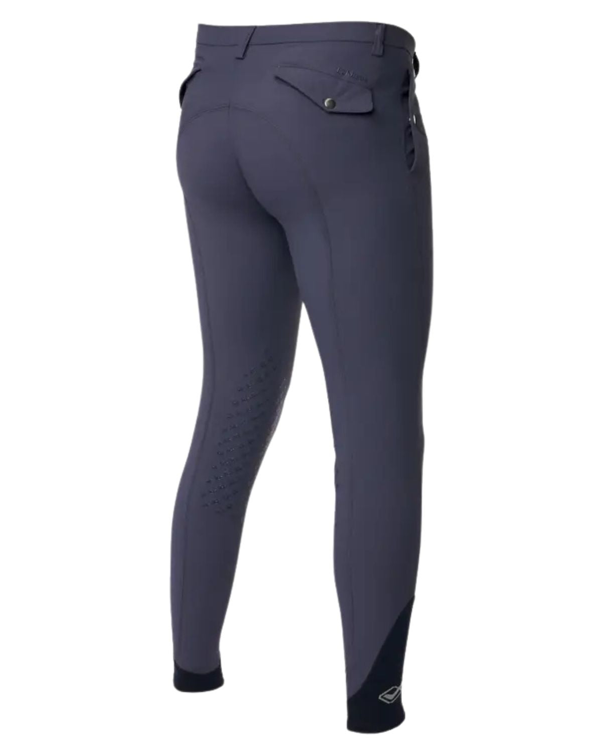 LEMIEUX Mens Elite Classic Pleated Breech in Flint - Riding Breeches for Men, Equestrian Apparel