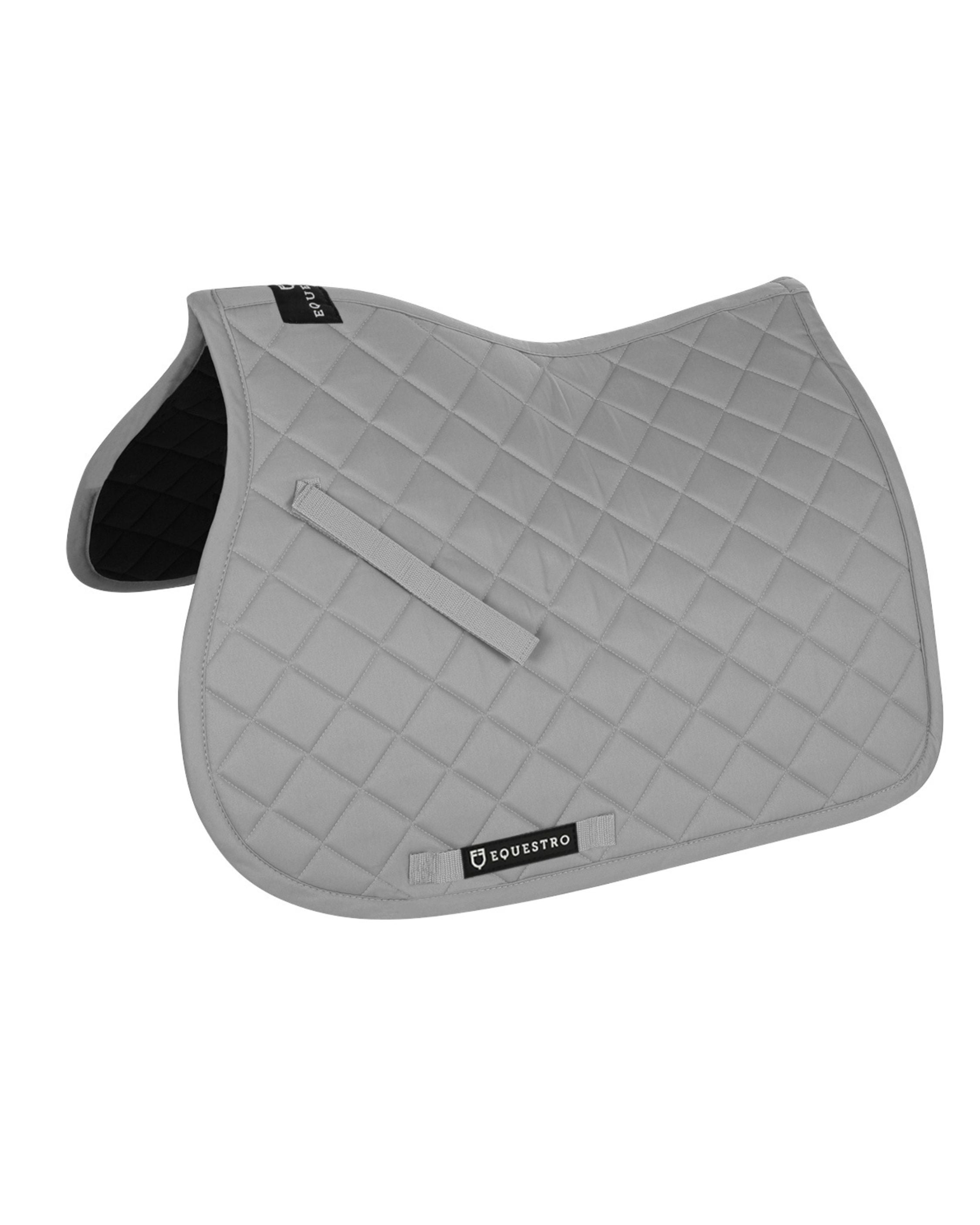 Equestro Cotton Jumping Saddle Pad Grey