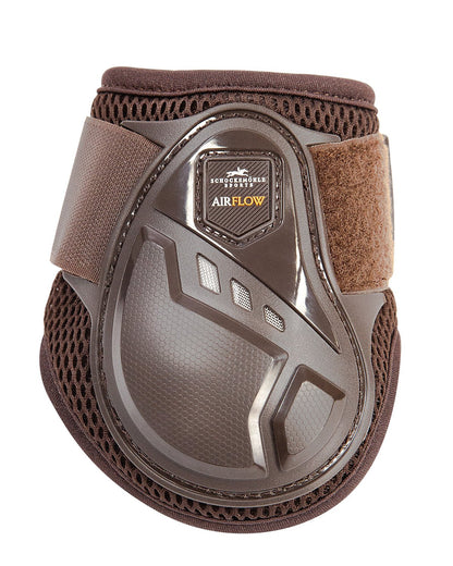 SCHOCKEMOHLE AIR FLOW Champion Fetlock Boots - Brown Horse Leg Protection