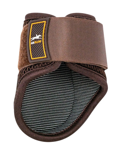 Schockemohle Air Flow Champion Brown Fetlock Boots: Horse Leg Protection, Breathable Design, Equestrian Gear