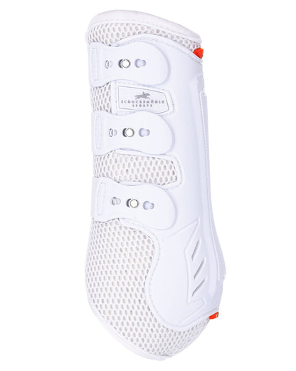 Schockemohle White Air Flow Dressage Boots - Horse Leg Protection, Breathable Equestrian Equipment