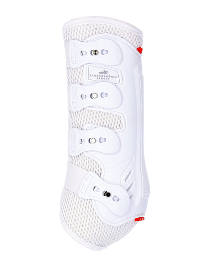 SCHOCKEMOHLE Airflow Dressage Hind Boot - White Horse Leg Protection