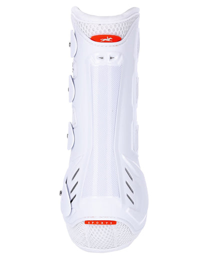 SCHOCKEMOHLE Air Flow Dressage Hind Boot - White - Horse Leg Protection, Sports Gear
