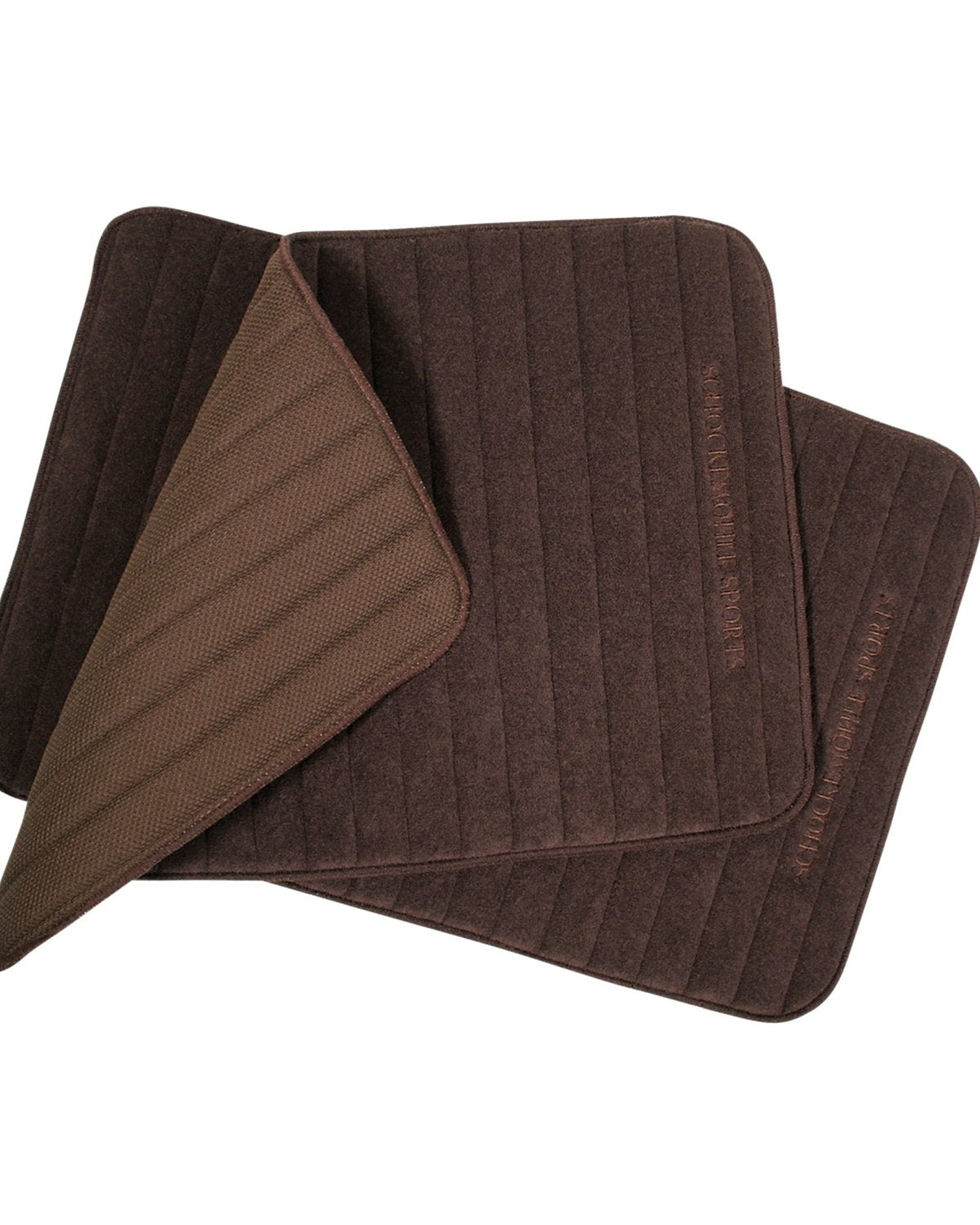 SCHOCKEMOHLE Leg Wraps Quick Dry Light Chocolate: Equine Leg Protection