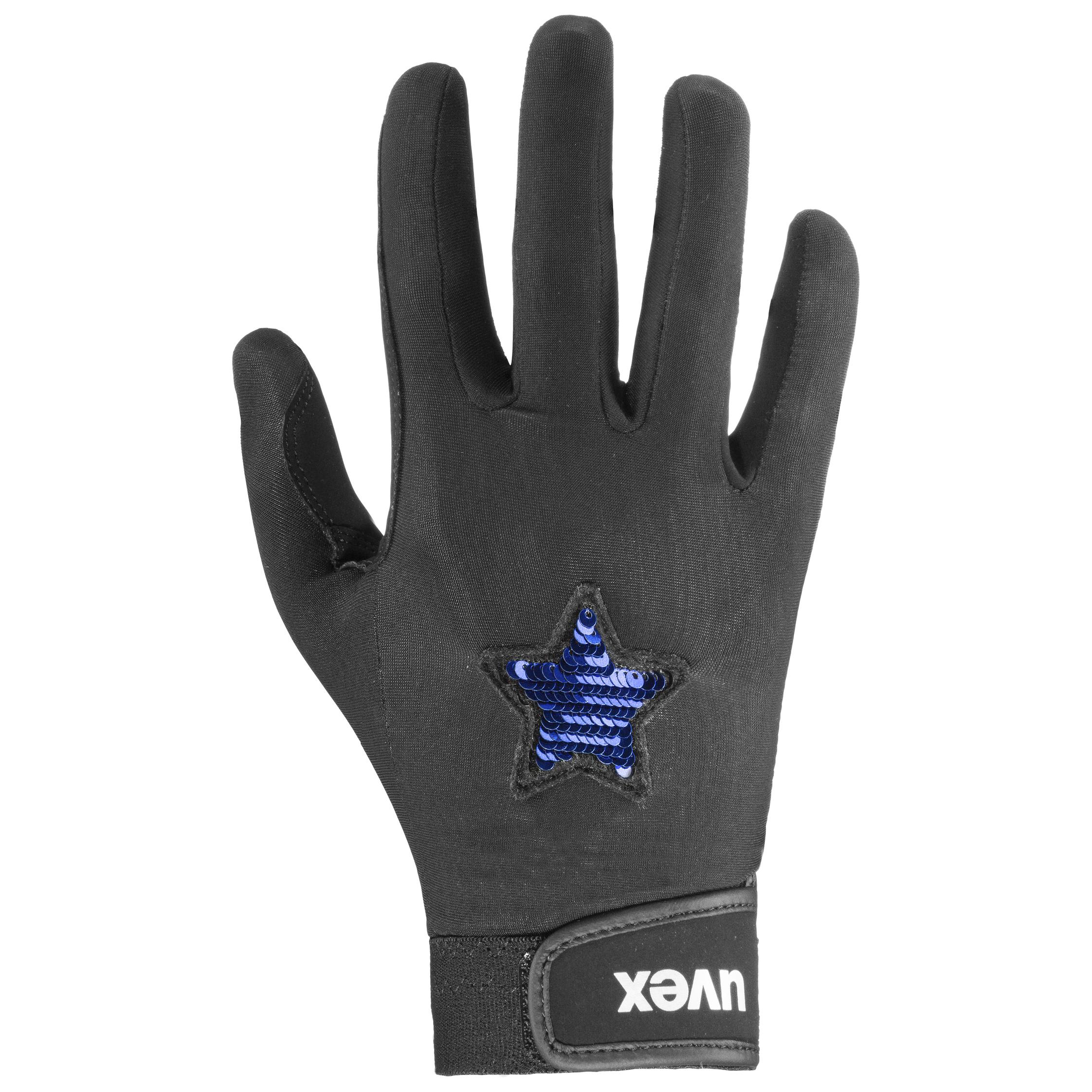 Uvex Glamstar Junior Gloves - Black-Blue
