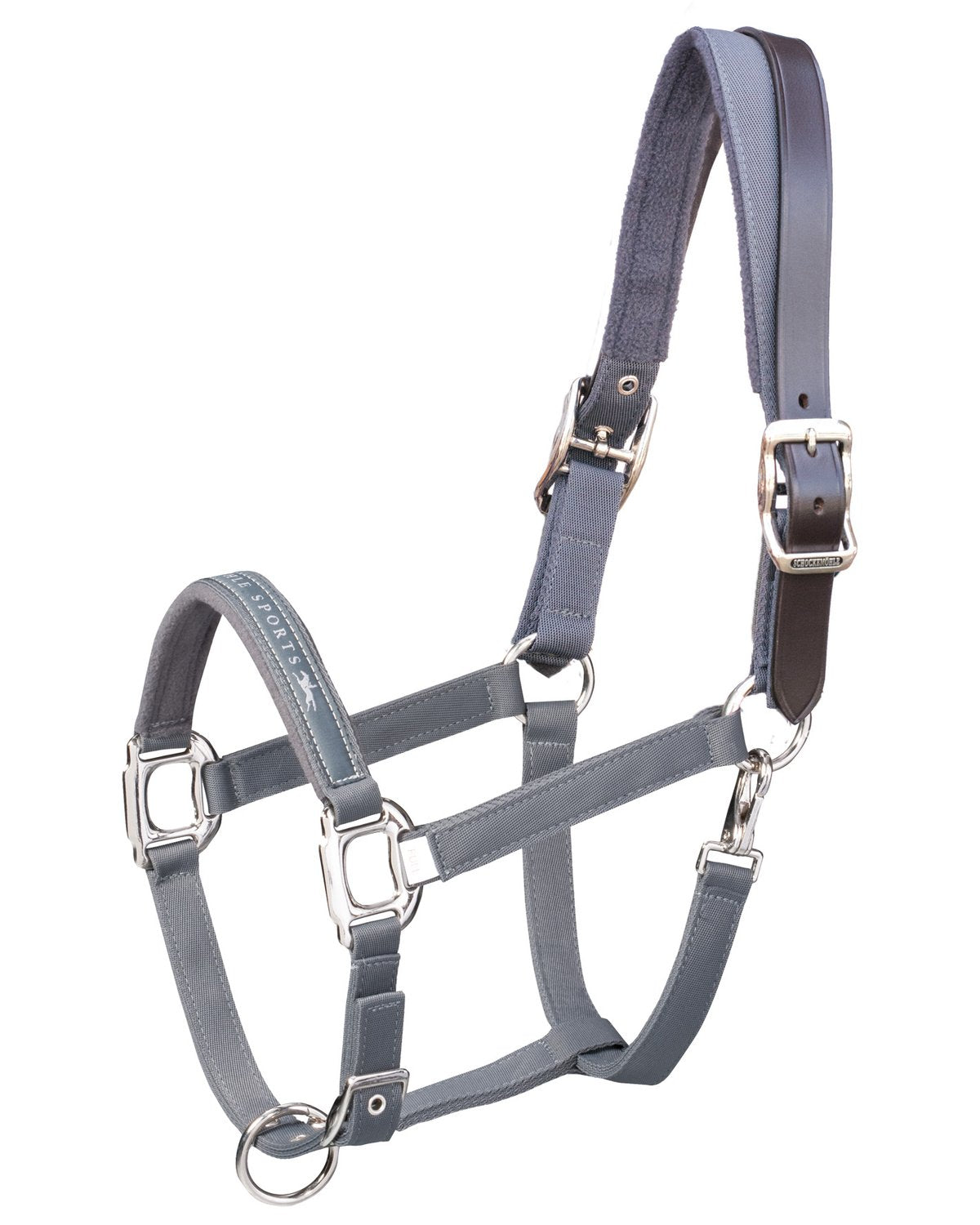 Schockemohle Head Collar Memphis Breakaway anthracite