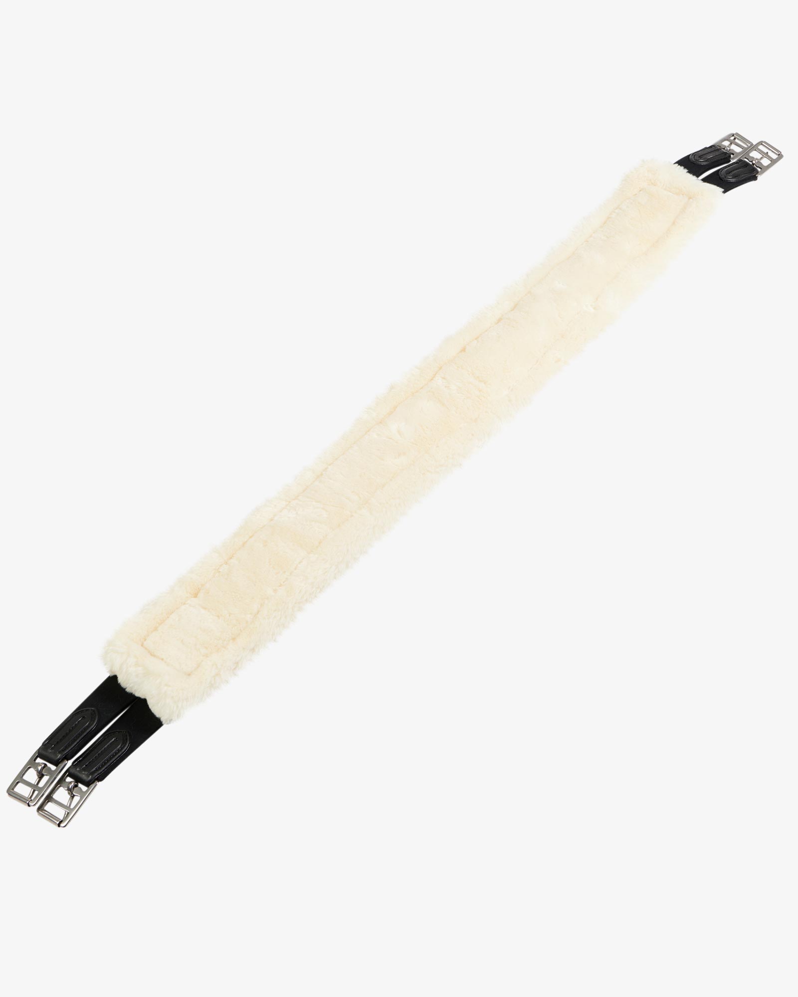 Equestro Candice Jump Girth In Nylon With Synthetic Wool Black