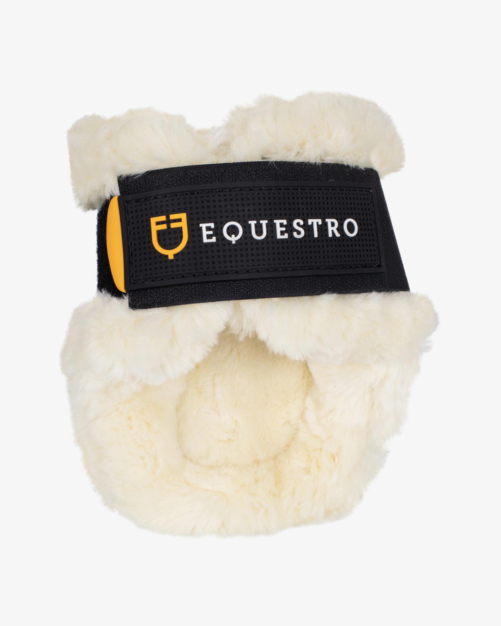 Equestro Young Horse Fetlock Boots Tpu And Synthetic Sheepskin Brown