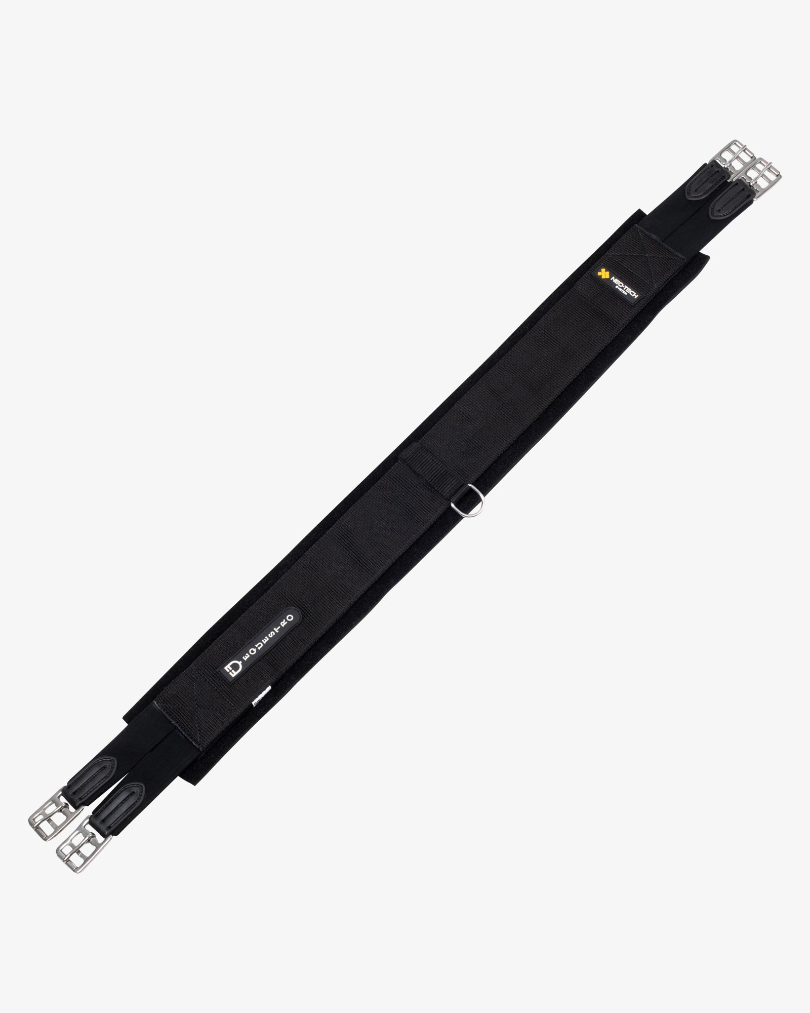 Equestro Neoprene Soft Touch Jumping Girth Black - Horse Leatherwork 90 CM