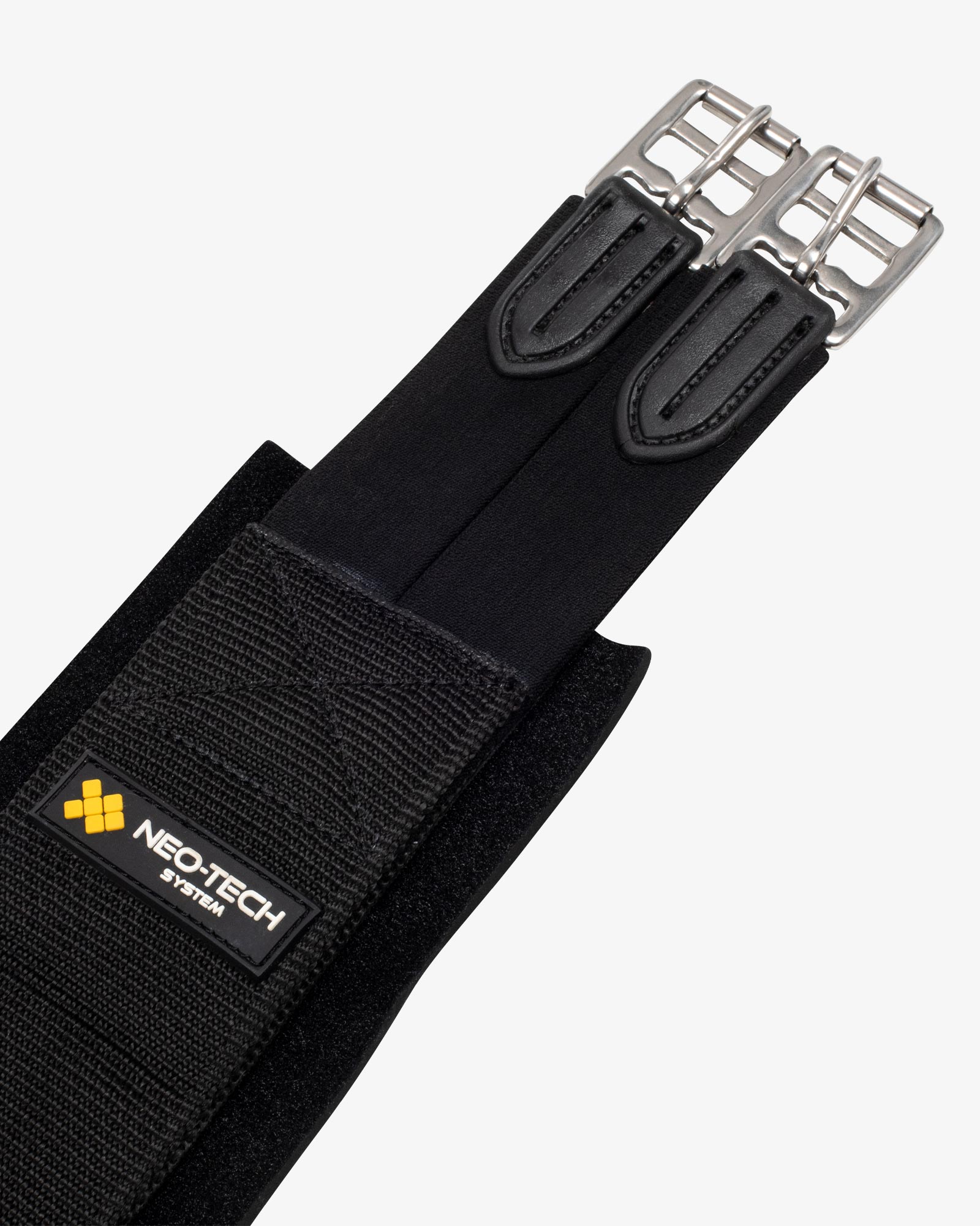 Equestro Neoprene Soft Touch Jumping Girth Black | Equiflair