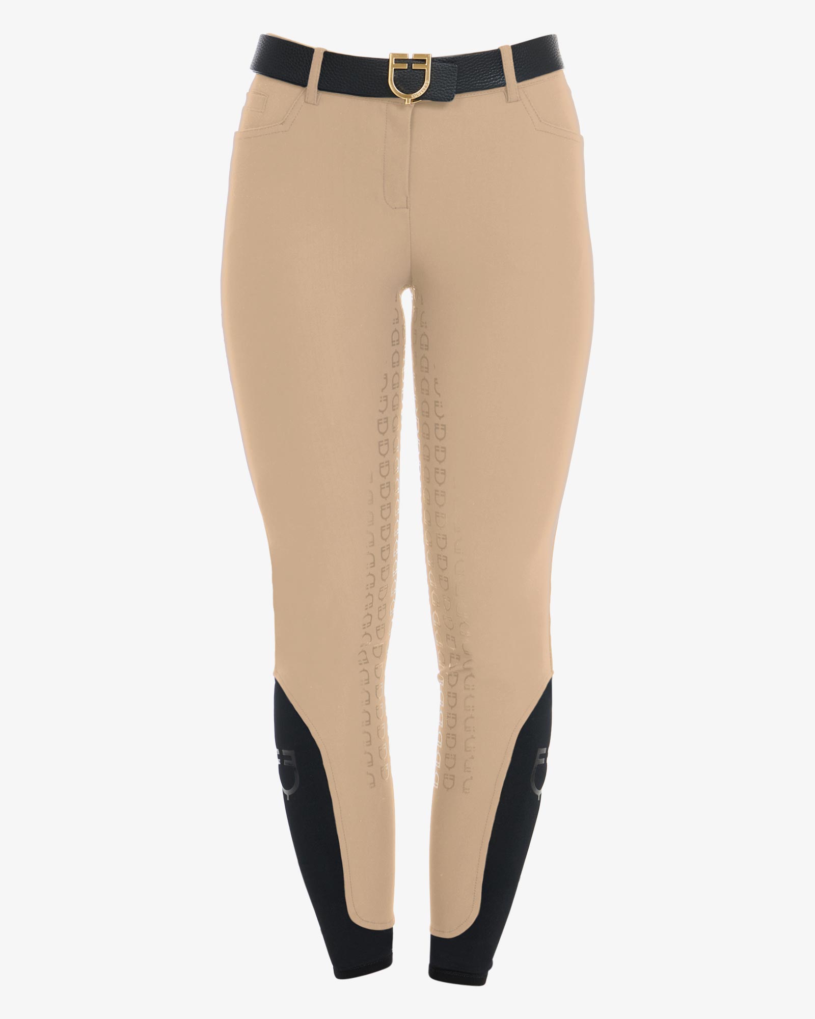 Equestro Women's Full Grip Slim Fit Breeches Incense