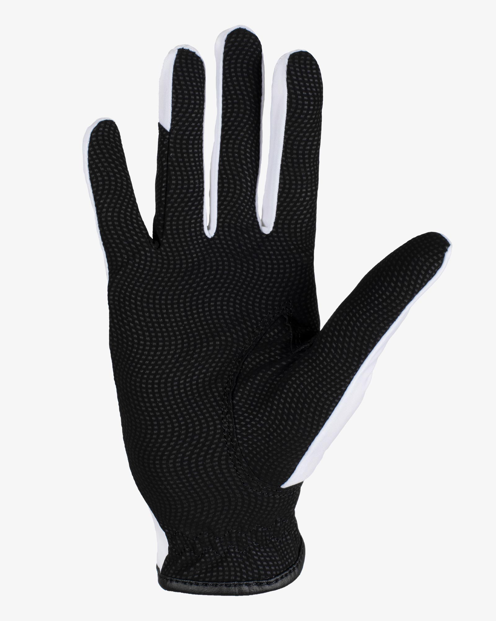Equestro Gloves In Technical Fabric With Multicolor Logo White Black