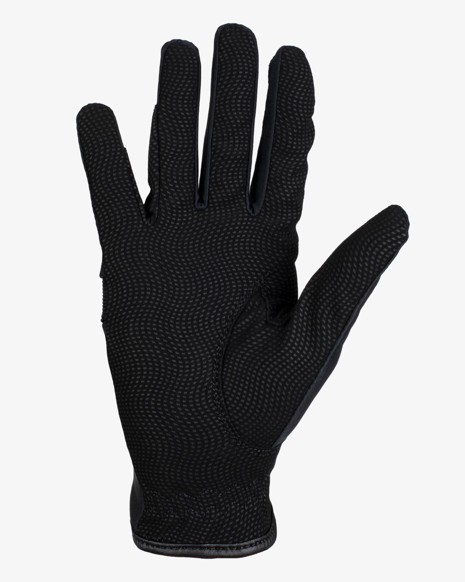 Equestro Gloves In Technical Fabric With Multicolor Logo Black White
