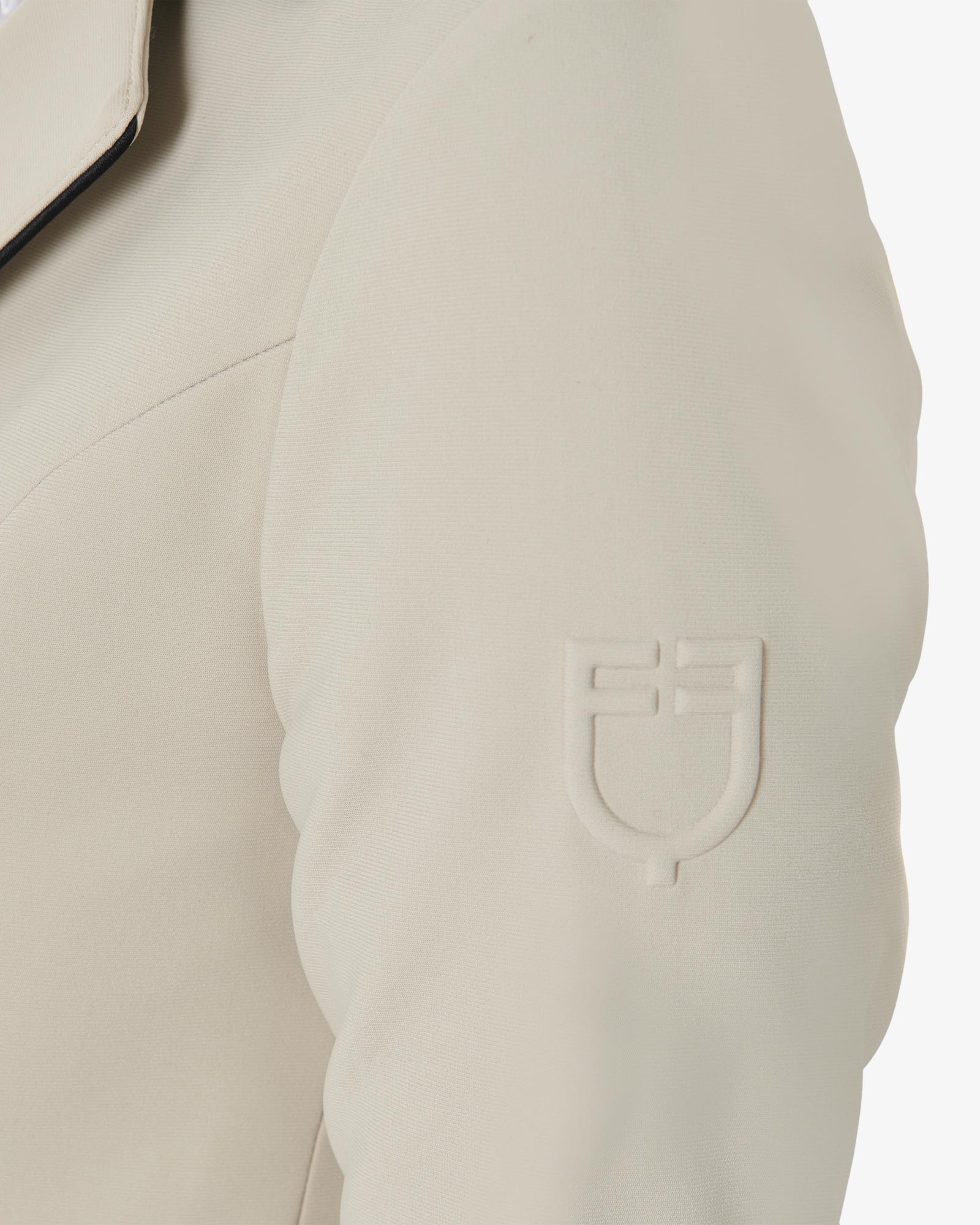 Equestro Women's Three Button Competition Jacket Oxford Tan