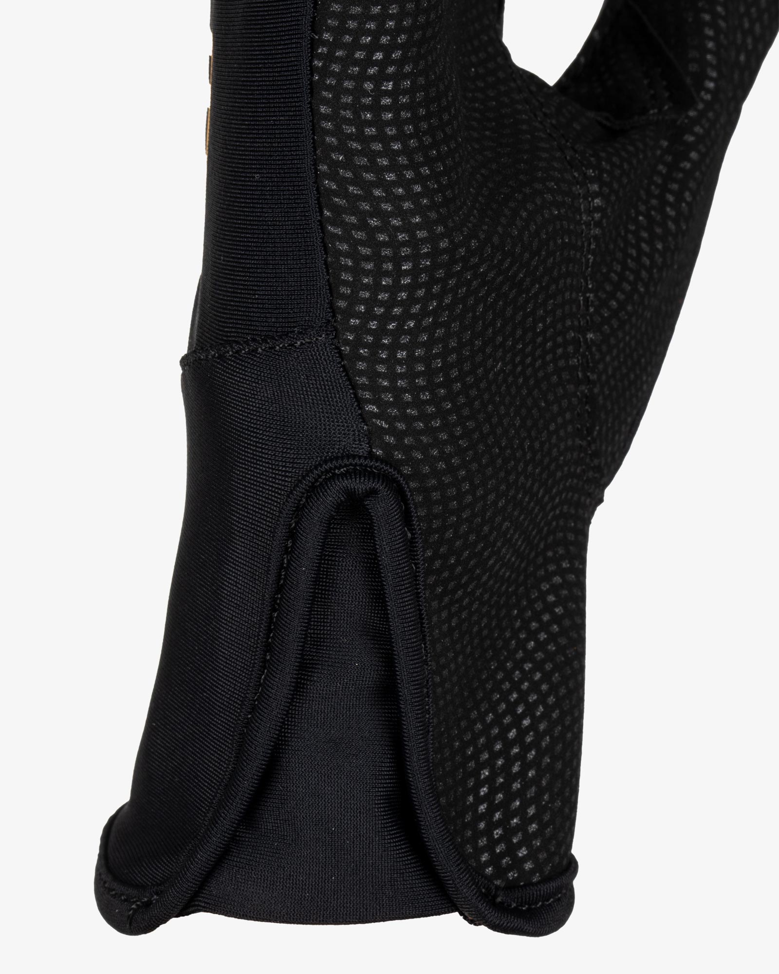 Equestro Women's Gloves In Special Elastane Fabric With Logo Black