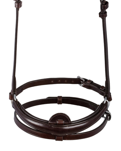 Acavallo Flash Noseband Quick Coupling Dark Brown