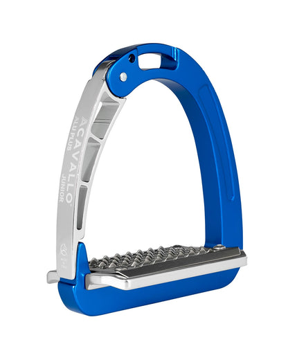Acavallo Arena Aluplus Junior Stirrups Blue