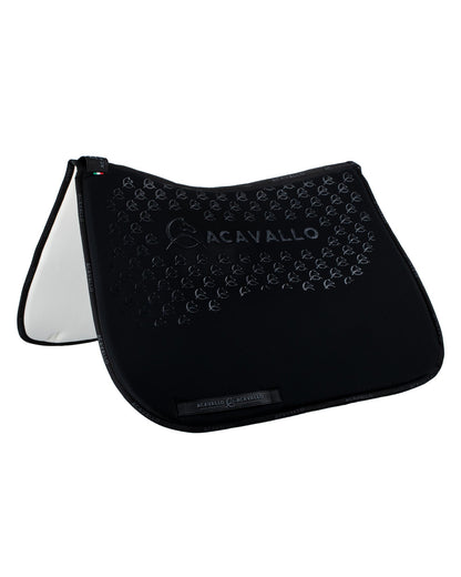 Acavallo Saddle Pad Ds Cw-Cs Elastane & Bamboo Silicone Grip Black/Black
