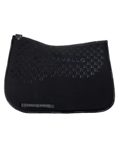 Acavallo Saddle Pad Ds Cw-Cs Elastane & Bamboo Silicone Grip Black/Black