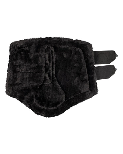 Acavallo Front Brushing Boots Eco-Leather & Faux Sheepskin Black