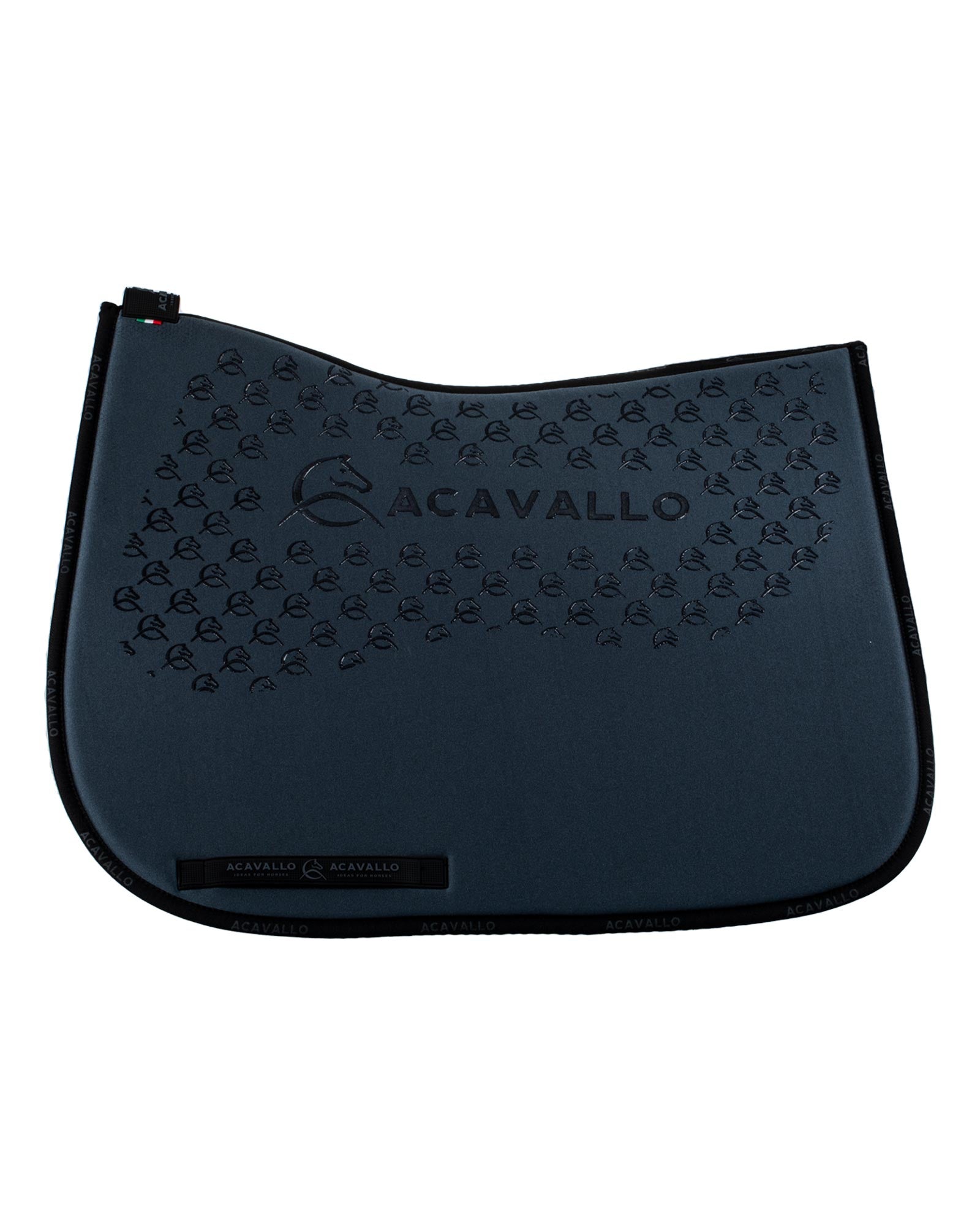 Acavallo Saddle Pad Ds Cw-Cs Elastane & Bamboo Silicone Grip Smoke Dore/Black