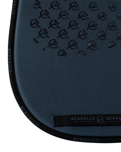 Acavallo Saddle Pad Ds Cw-Cs Elastane & Bamboo Silicone Grip Smoke Dore/Black