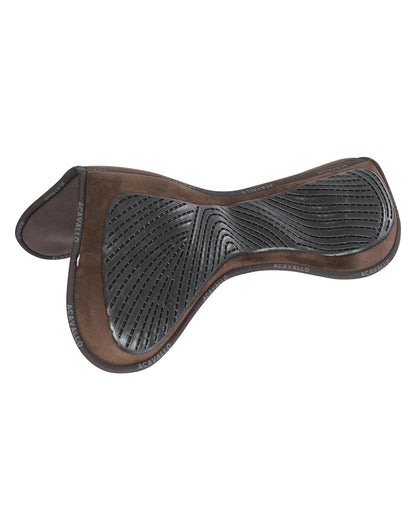 Acavallo Pad Mf Jccs Cw-Cs Suede Gel Grip Flat Brown