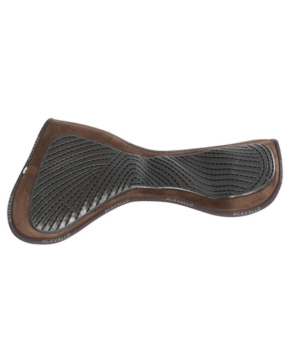 Acavallo Pad Mf Jccs Cw-Cs Suede Gel Grip Flat Brown