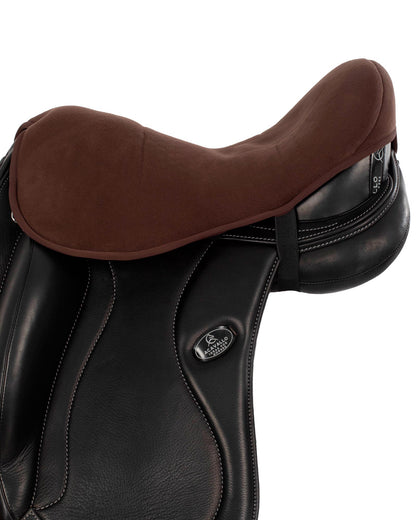 Acavallo Ortho-Coccyx Seat Saver Dressage Classic Gel-In Dri-Lex 20mm Brown