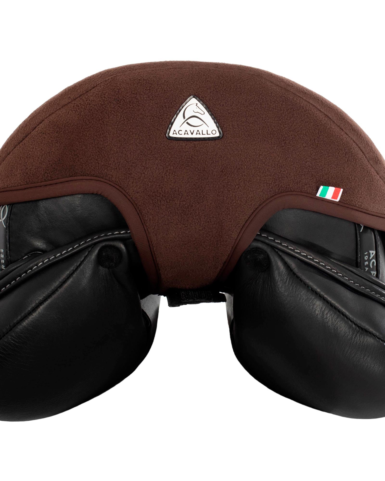 Acavallo Ortho-Coccyx Seat Saver Dressage Classic Gel-In Dri-Lex 20mm Brown