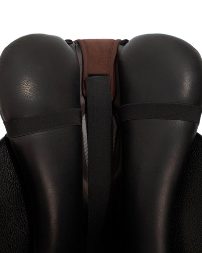 Acavallo Ortho-Coccyx Seat Saver Dressage Classic Gel-In Dri-Lex 20mm Brown