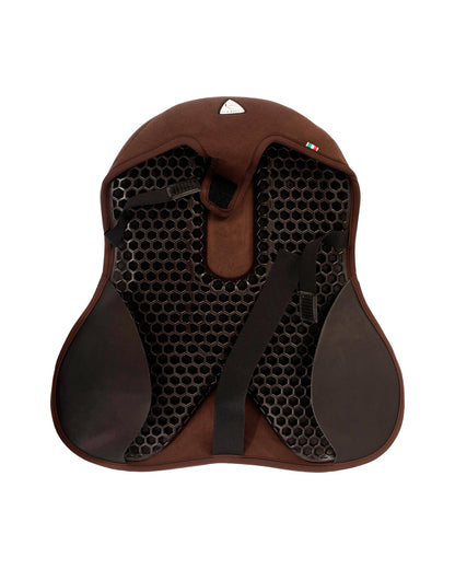 Acavallo Ortho-Coccyx Seat Saver Dressage Classic Gel-In Dri-Lex 20mm Brown