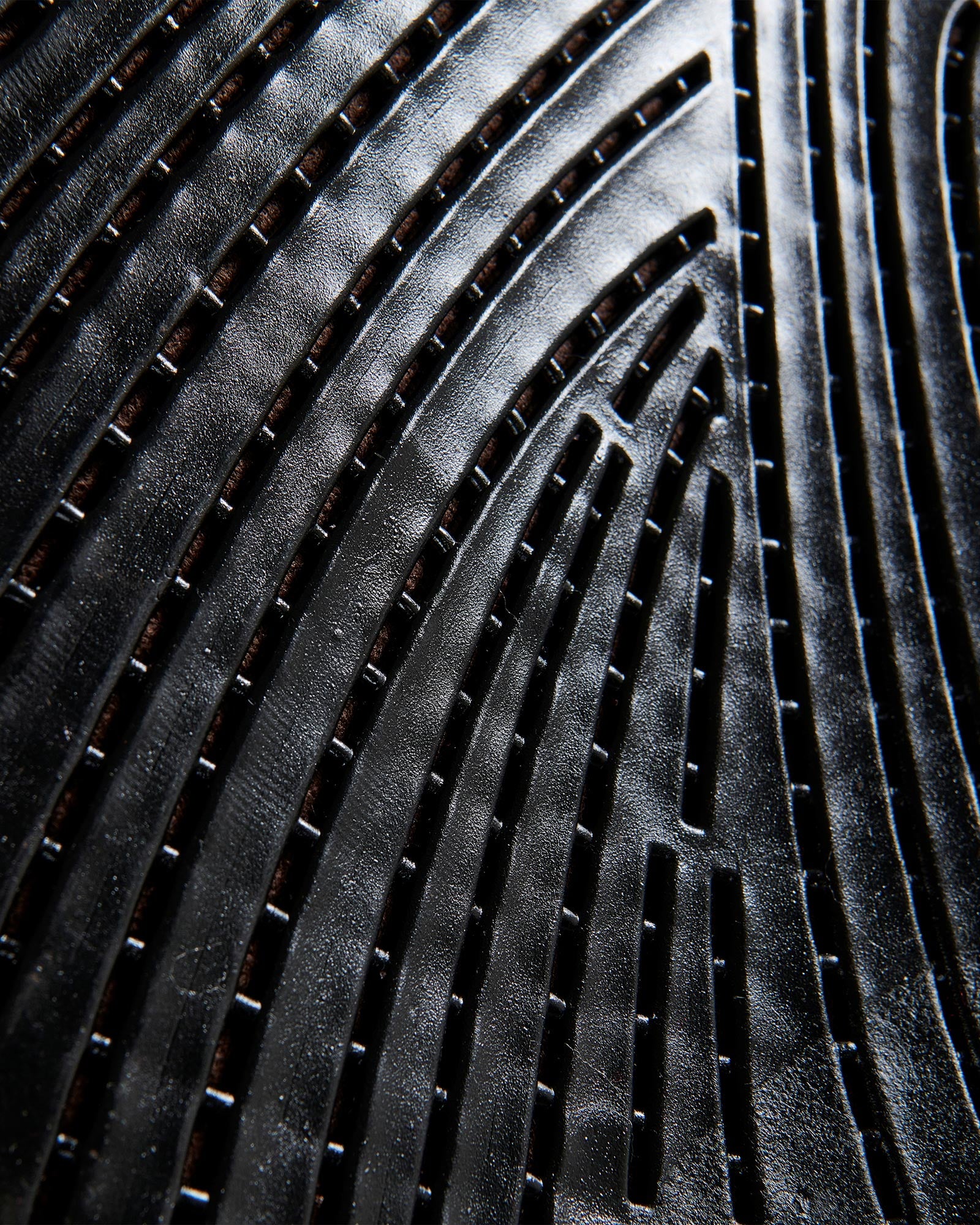 Acavallo Pad Mf Hps Cw-Cs Suede Gel Grip Flat Brown