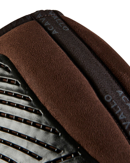 Acavallo Pad Mf Hps Cw-Cs Suede Gel Grip Flat Brown