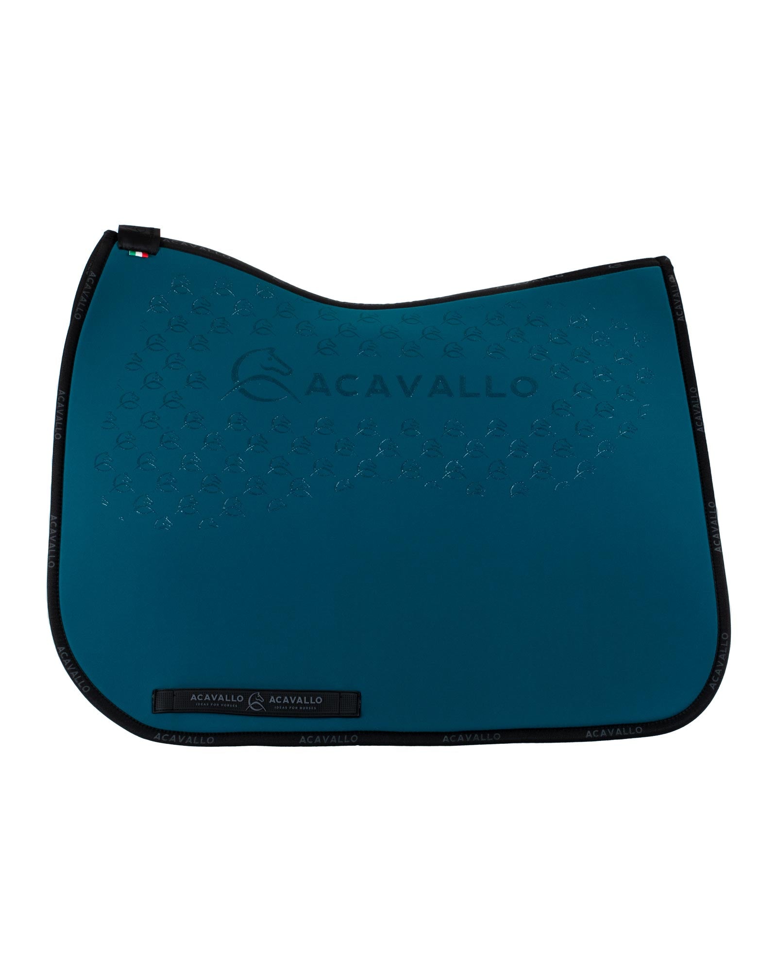 Acavallo Saddle Pad Ds Cw-Cs Elastane & Bamboo Silicone Grip Petrol/Black